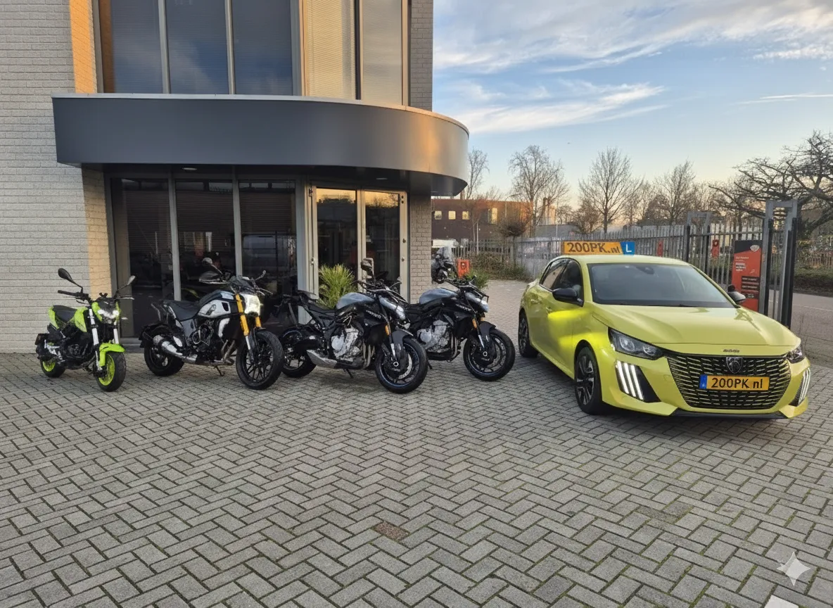 Rijschool 200PK Instructeur en Leerling